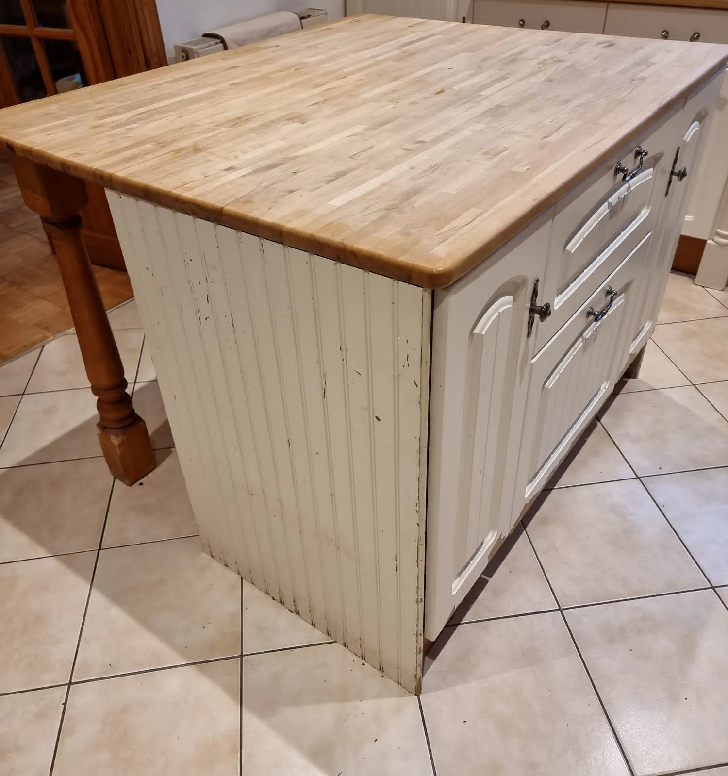 kitchen island before