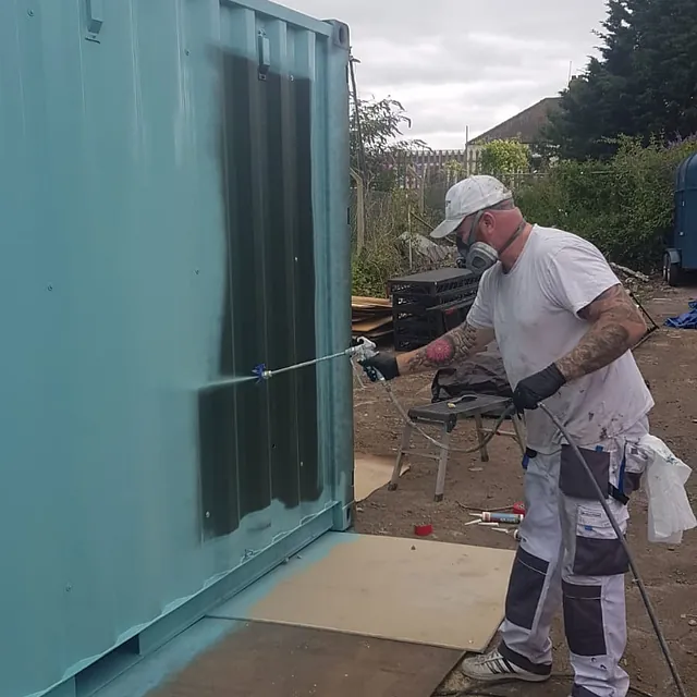 UPVC spraying