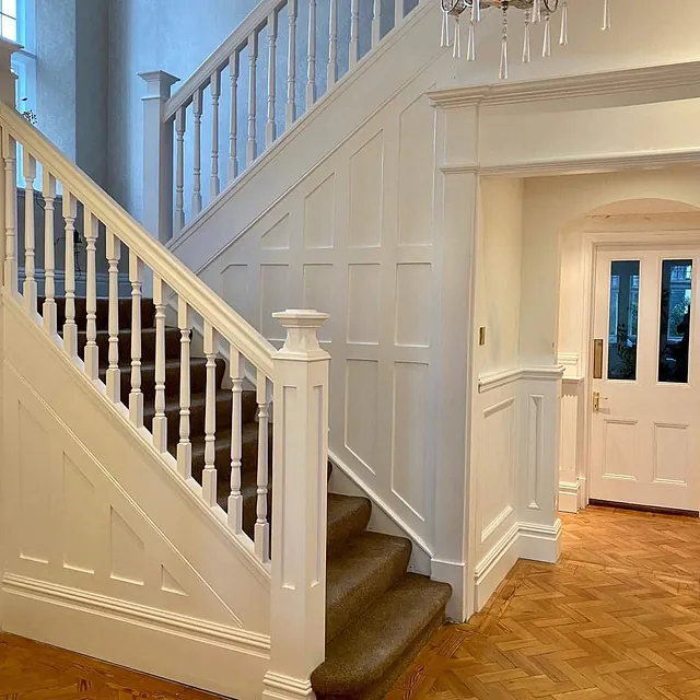 UPVC painted hallway