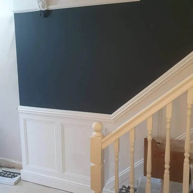 UPVC painted hallway