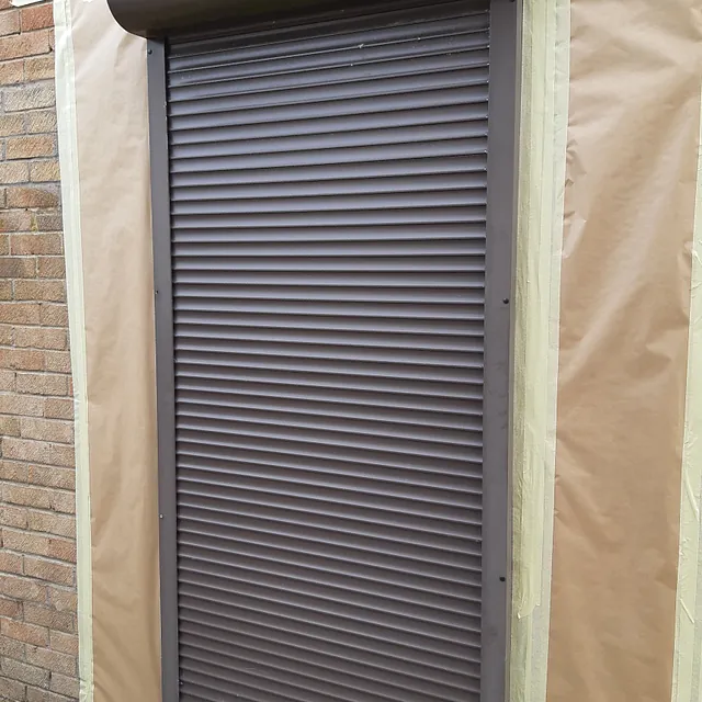 roller door after