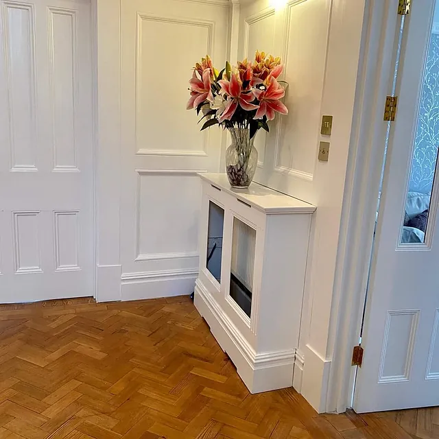 UPVC painted hallway